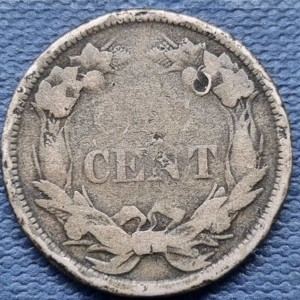 1858 Flying Eagle Cent 1c Circulated #81710