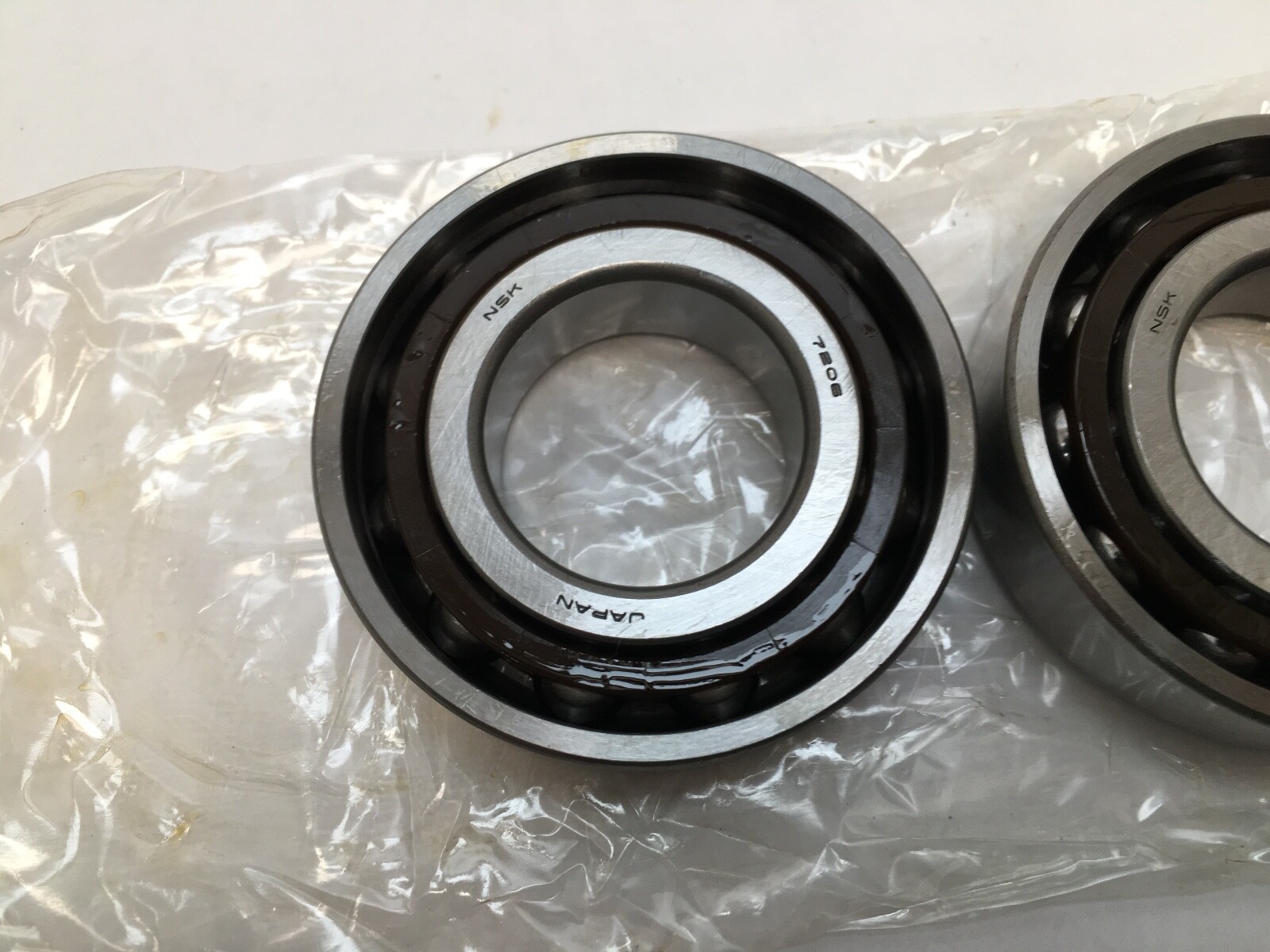 NSK 7206A5TYDUM Angular Bearing 30x62x16 mm 7206A-5TY-DUM Japan 2 pcs