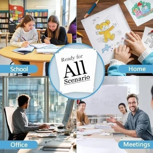 100 Sheets Thermal Printer Paper 8.5 X 11 Inch US Letter Size Thermal Paper