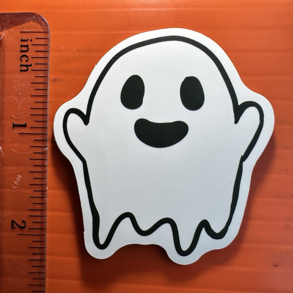 White Ghost Sticker