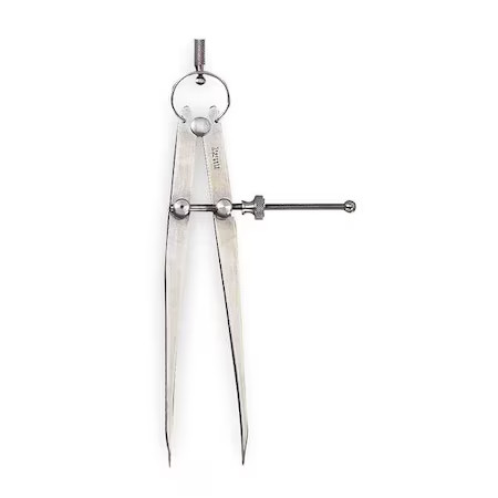 Starrett 83A-8 Spring Divider, 8 In, Solid