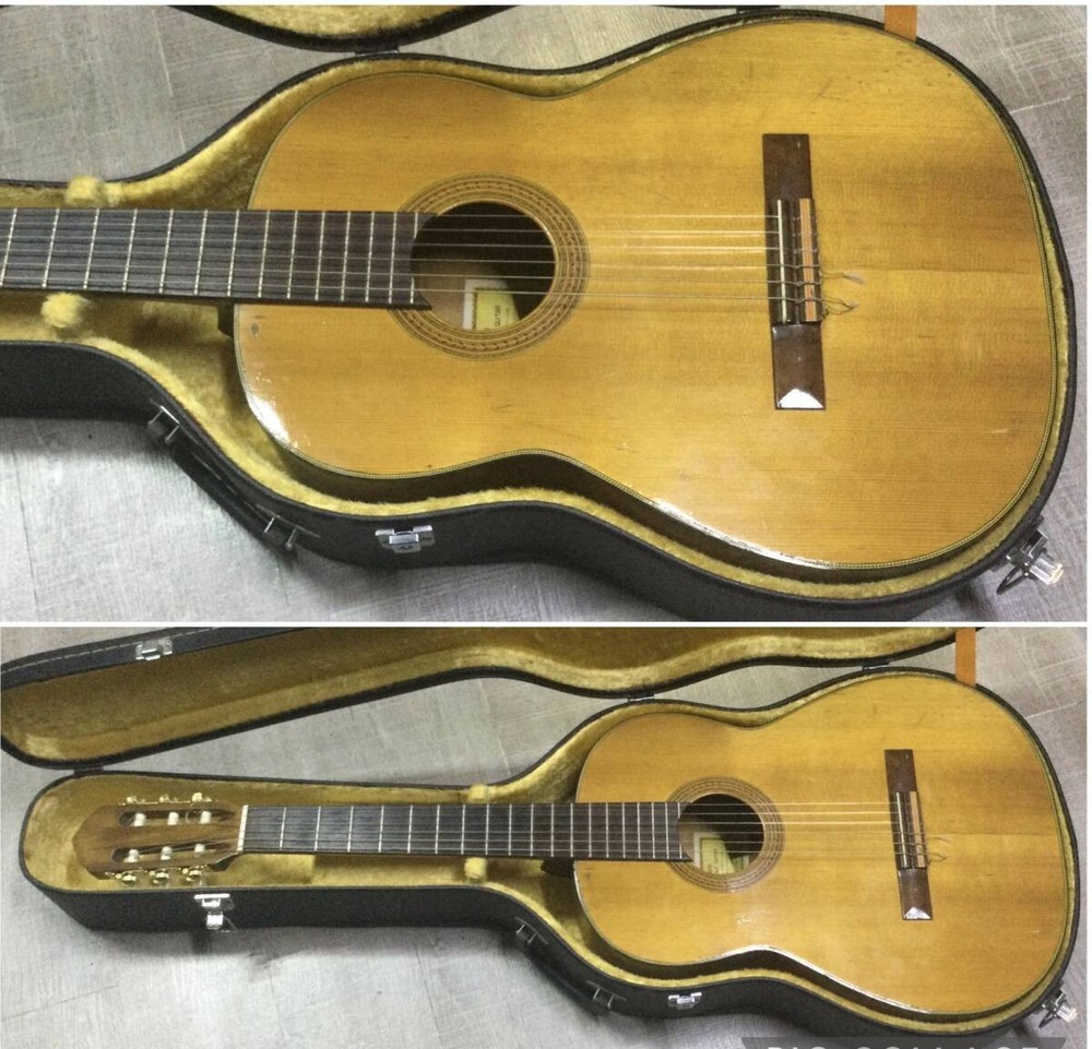 Hashimoto Model 232 Classical Guitar Spruce Nato 1969 Made