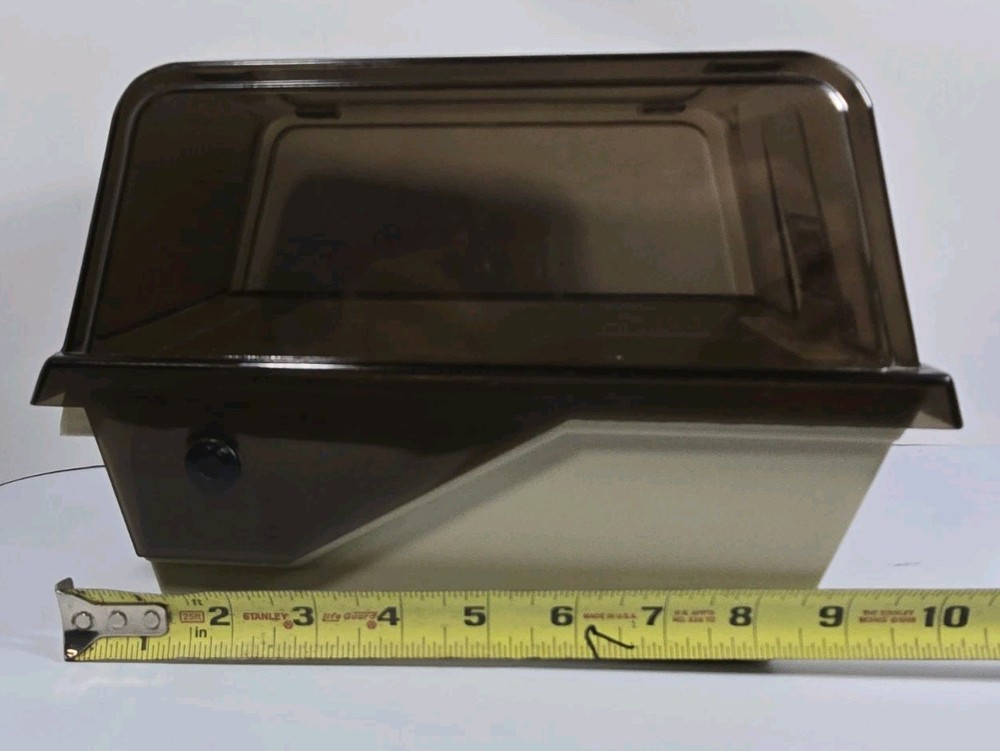 Vintage 5.25" Floppy Disk Storage Case Flip-Up Disk File 5