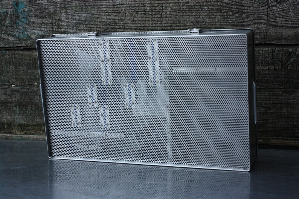 **NEW** Codman Stainless Steel Instrument Sterilization Case Tray REF 50-4508