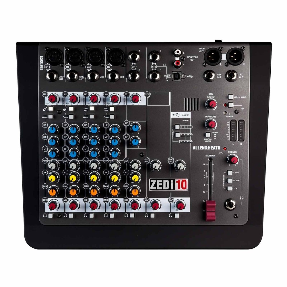 Allen & Heath ZEDi-10 Hybrid Compact Mixer / 4×4 USB Interface