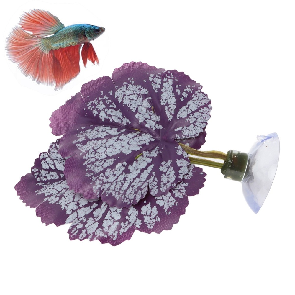 Betta Fish Leaf Pad Plastic Leaf Betta Hammocks With Suctionp For Fish Tank BEA