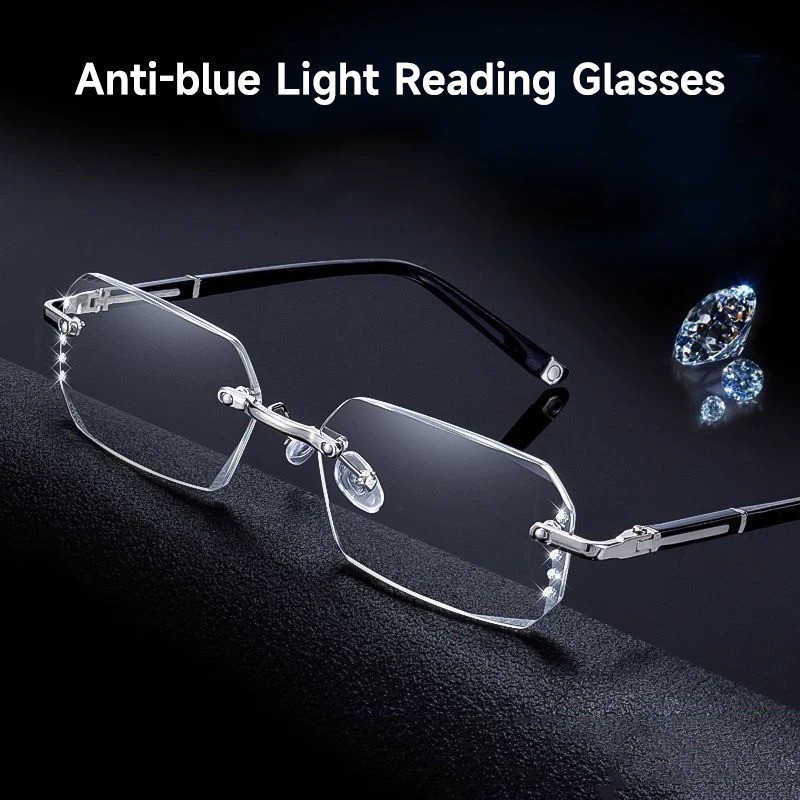 Clarity Blue Glasses Automatic Adjustment Eye Glass Reading Strain Screen Gaming