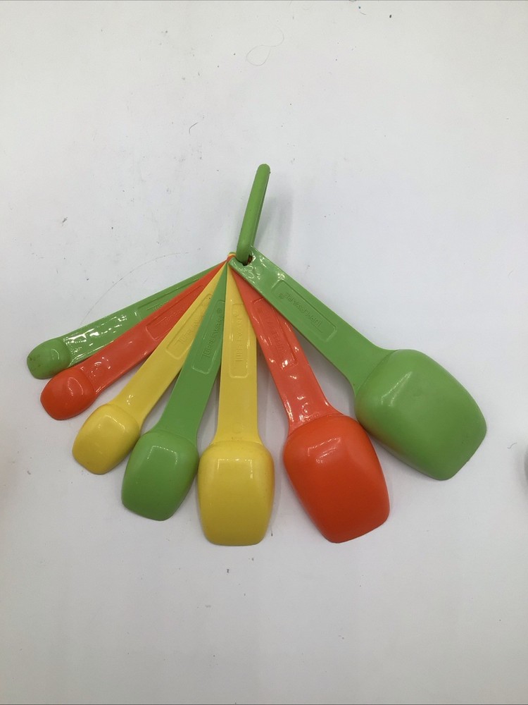 Tupperware Vintage Measuring Spoons Egg Separator Melon Baller