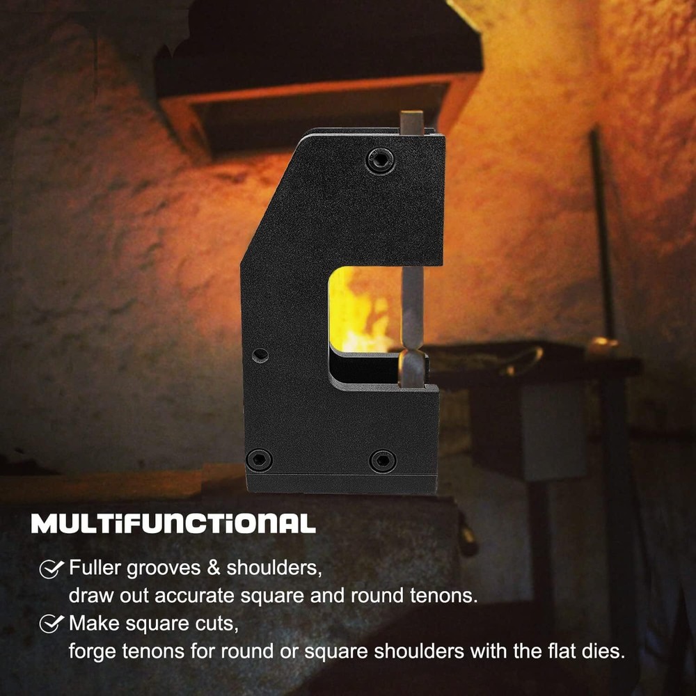 Blacksmith Guillotine Tool Fullering Tool with Dies