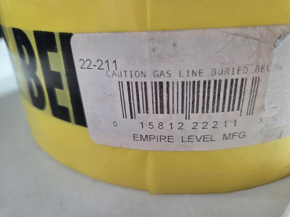 Empire Level SHIELDTEC Standard Non Detectable Tape Gas Line