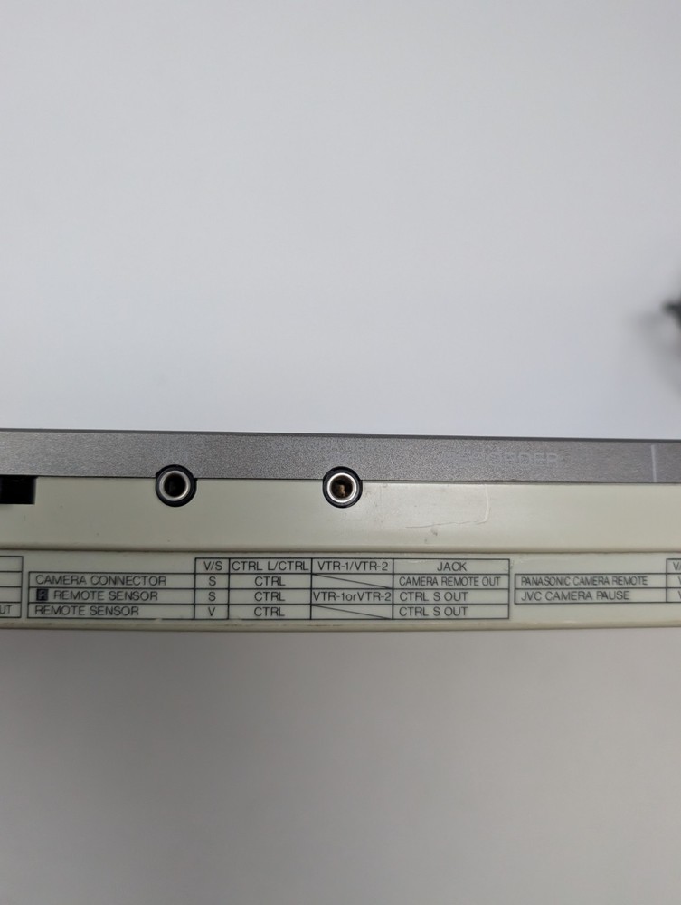 SONY VIDEO EDITING CONTROLLER RM-E100V