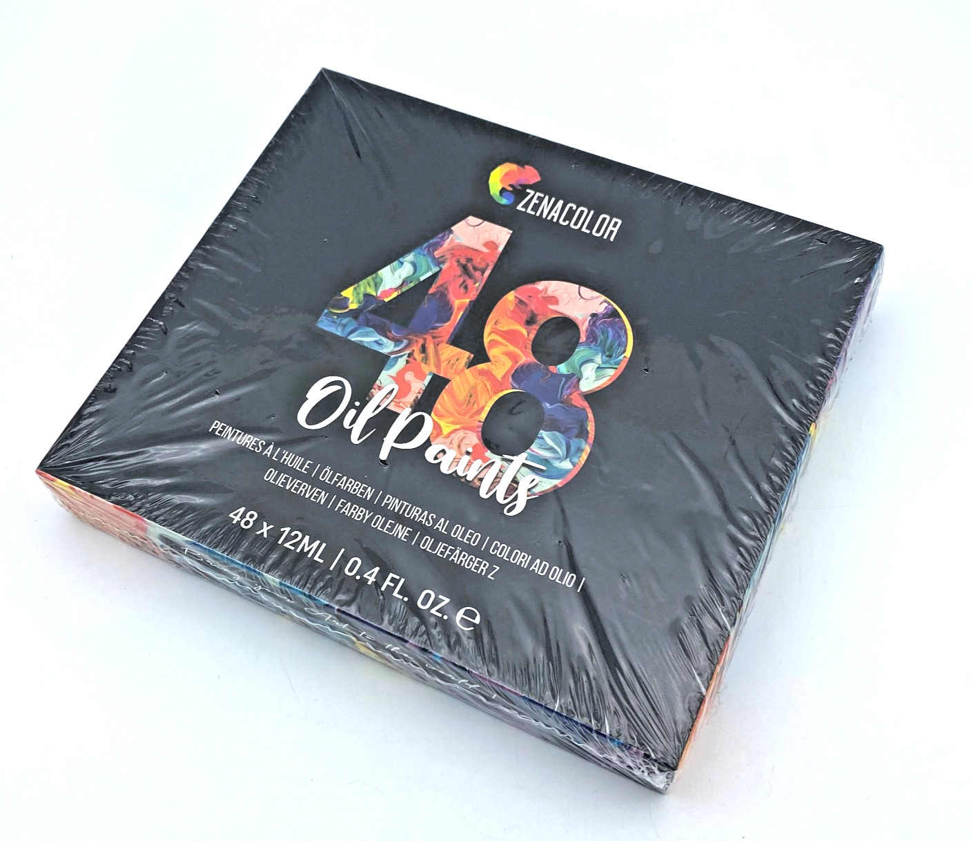 Zenacolor 48 Colors 12ml Tubes Oil Paint Set, Non Toxic, for Painting (NEW)