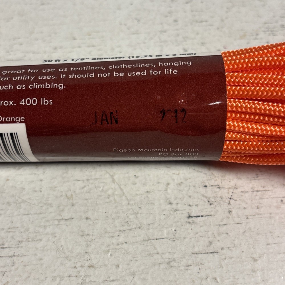 Pmi Utility cord 50’ x 1/8” diameter