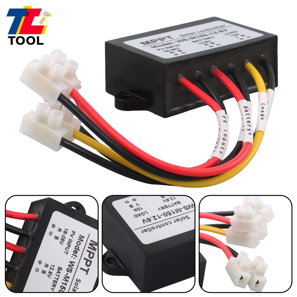 Solar Battery Charge Controller Boost MPPT 12.6V Voltage Adjustable 150W