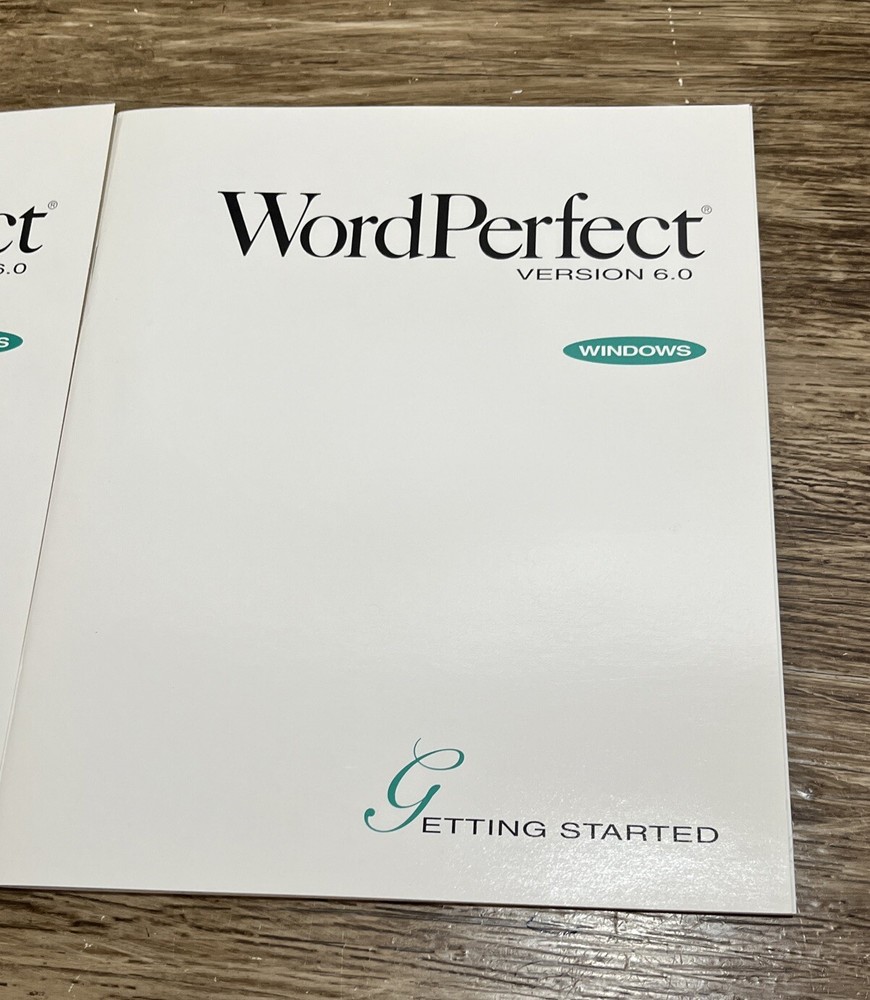 Vintage WordPerfect Upgrade Version 6.0 DOS