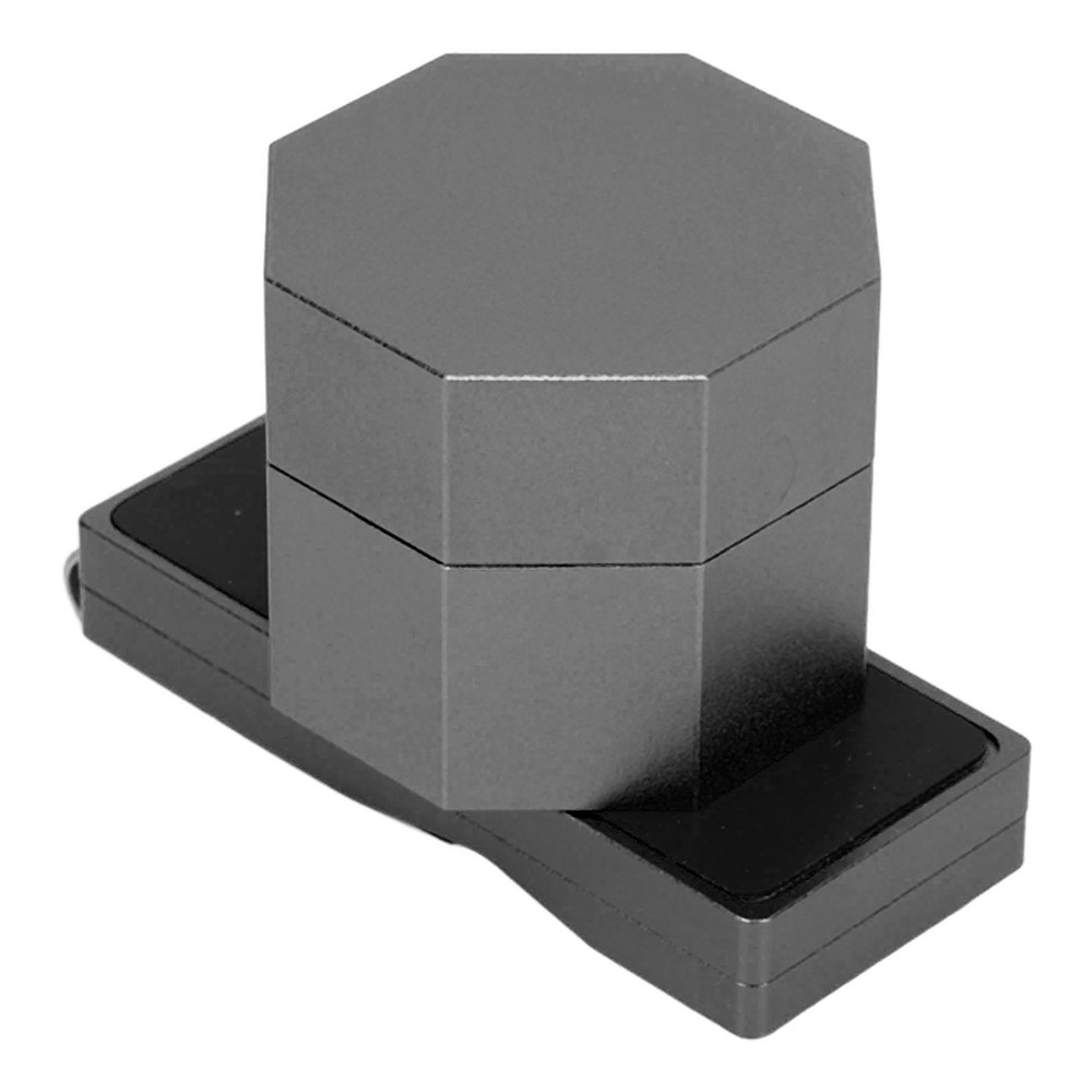 (Black)Billiards Octagonal Chalk Case Set Magnetic Billiard Chalk Box CH