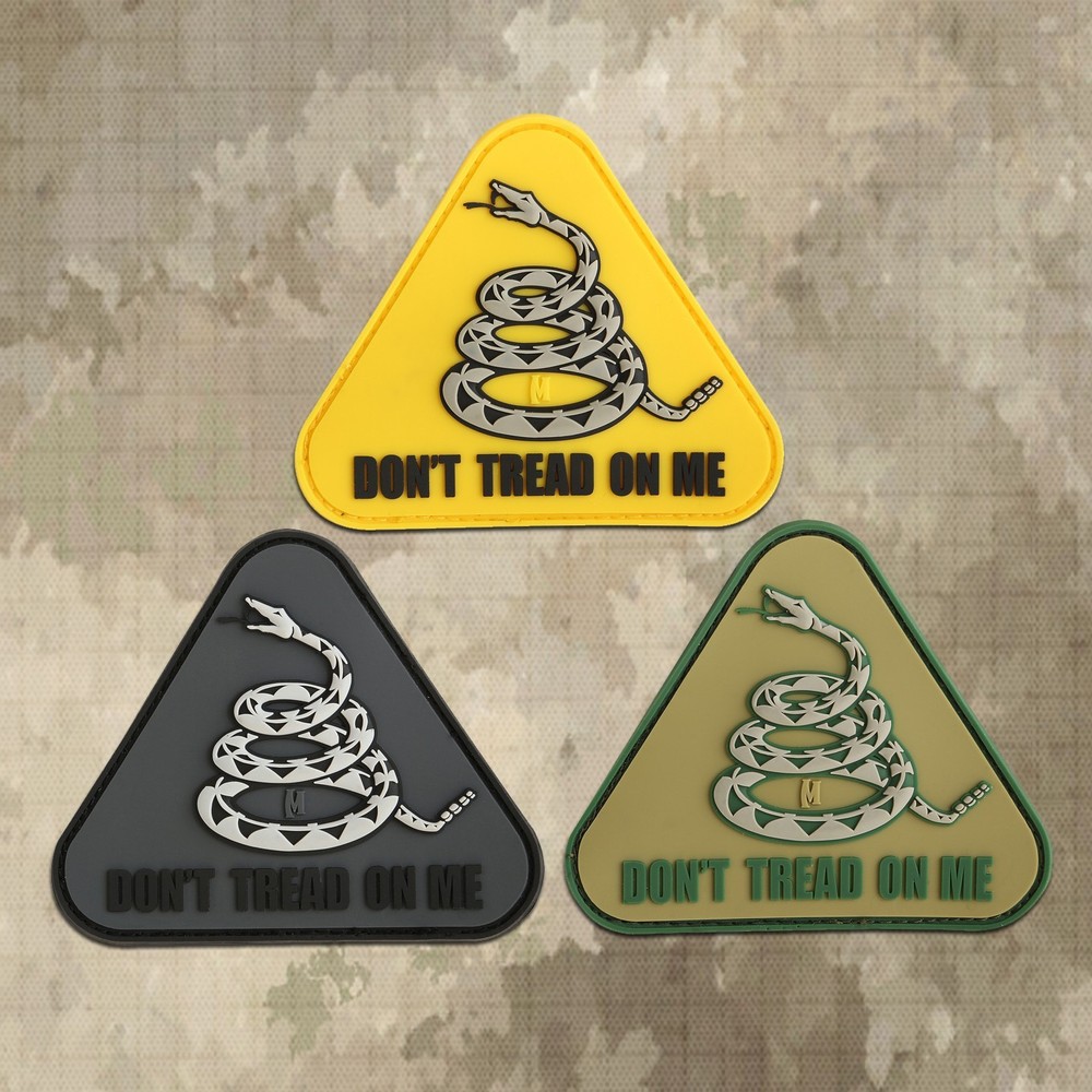Gadsden Don't Tread On Me Triangle 3D Morale Patch