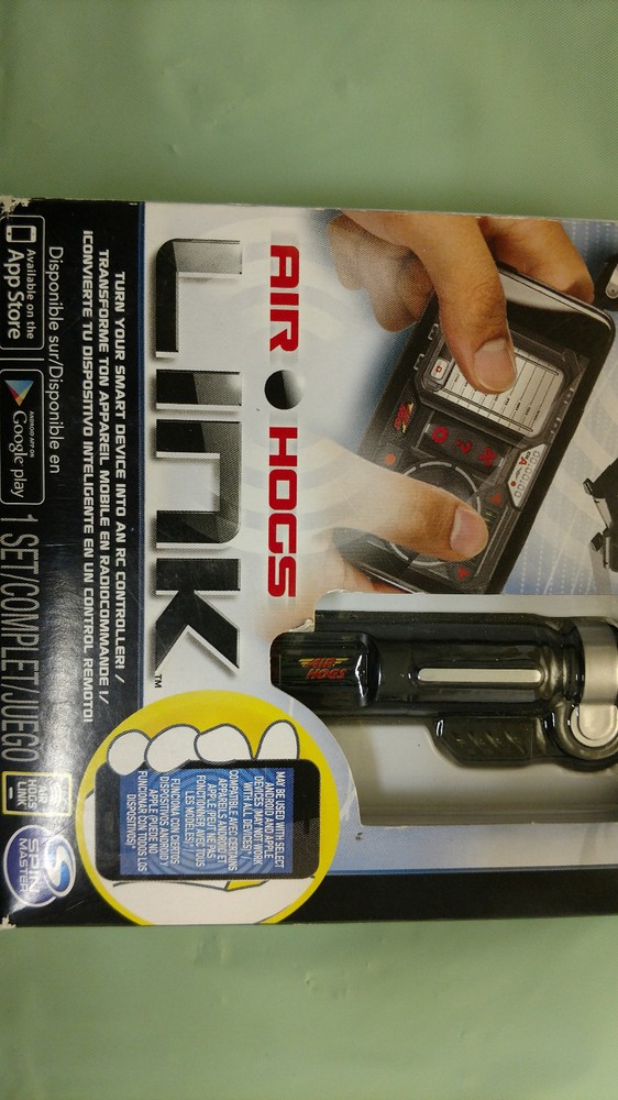 Air Hogs Link Remote Control Transmitter iOS Android Device RC Havoc Heli Cage