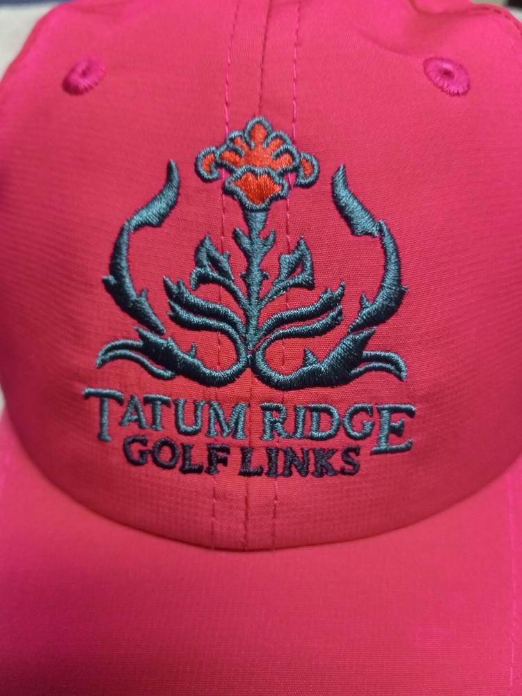 Tatum Ridge Golf Links Pink Golf Hat Adjustable Womans