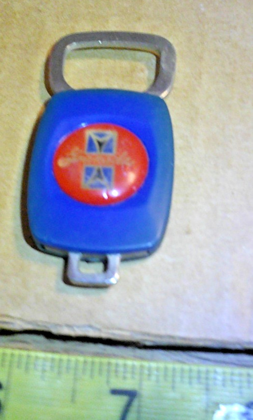 three original vintage auto keychains GRANADA ...........B