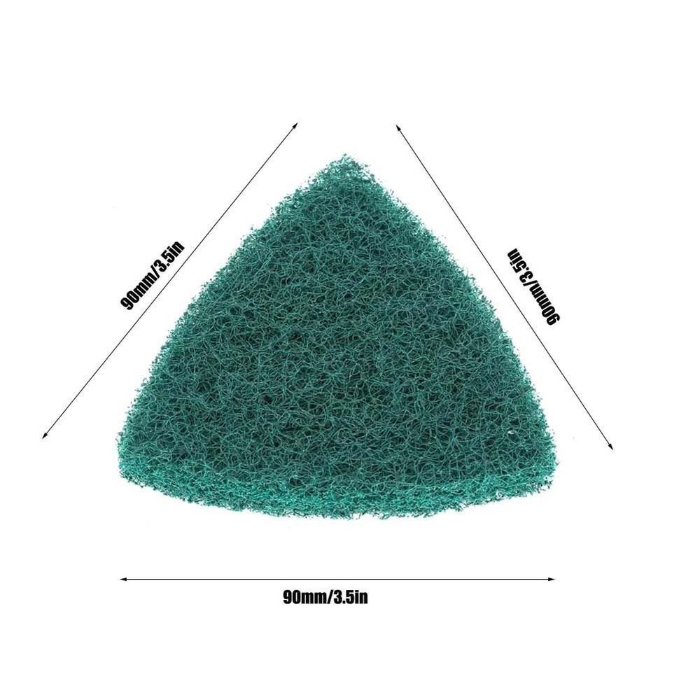 Quick and Effective Rust Removal 5pcs Triangle Scouring Pads for Polishing