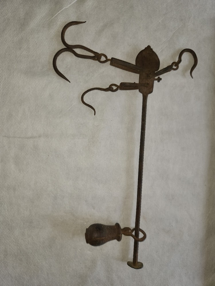 Antique Steelyard Beam Balance Scale