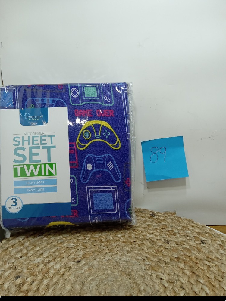 Interior By Design  Microfiber Twin Sheets Set Silky Soft Easy Care