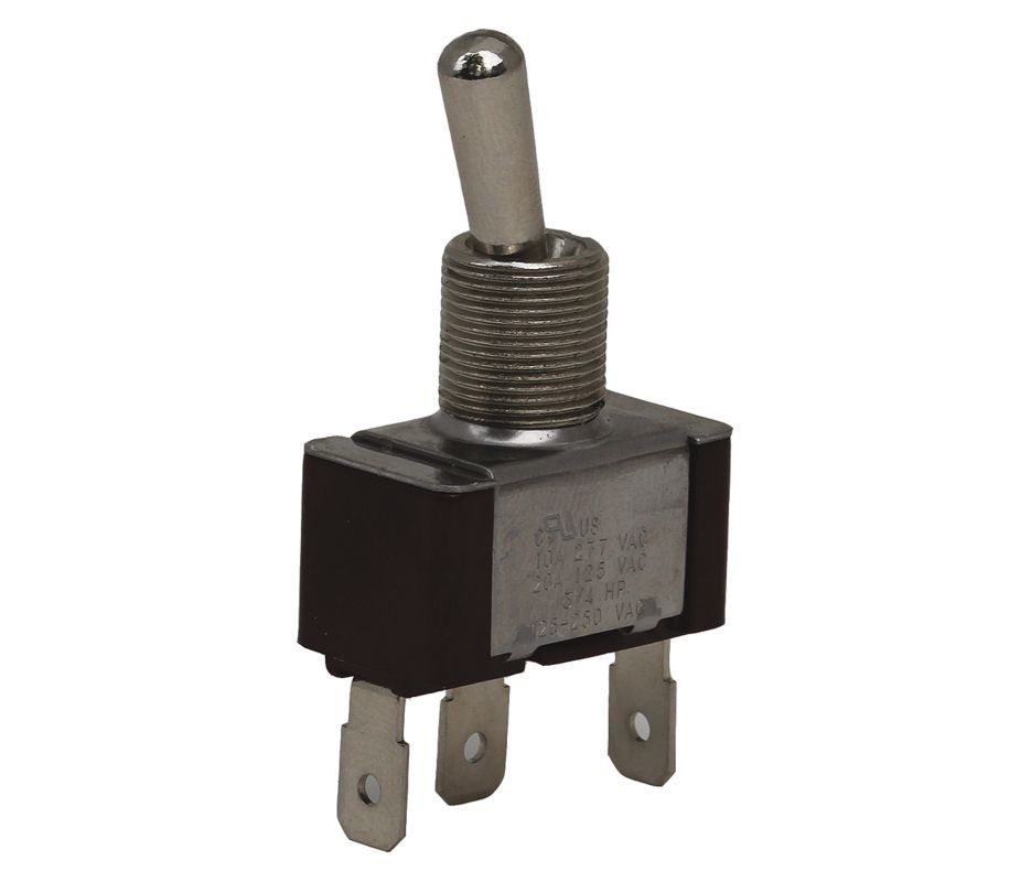 EATON Toggle Switch, Number of Connections: 3, Switch Function: On/On (21EW27)