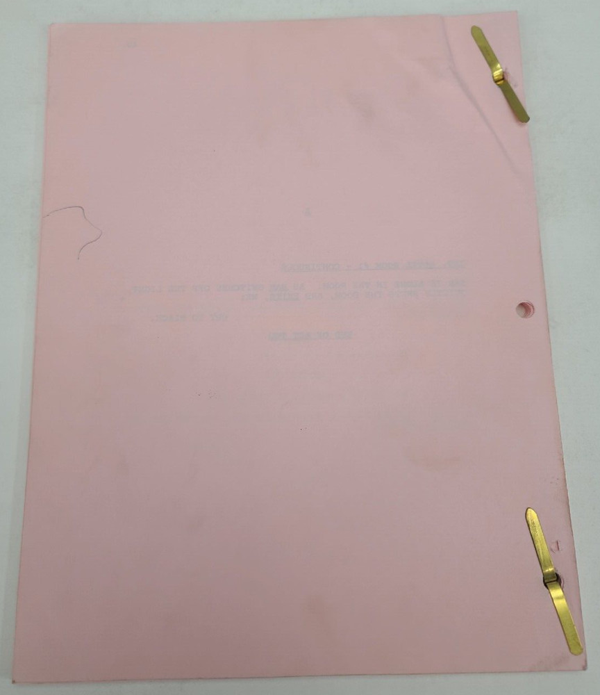 CHEERS / Phoef Sutton 1991 TV Script, Sharon Case & Joyce Agu "Go Make"