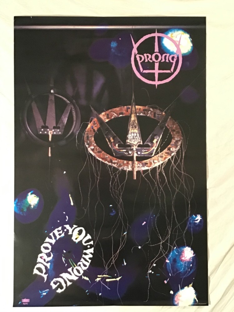 Prong 1991 Promo Poster Prove You Wrong New Condition
