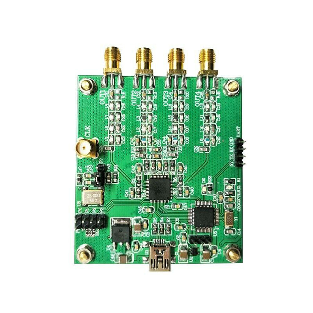 RF Signal Generator 4-Channel DDS Module For AD9959 AT Commands Serial Output