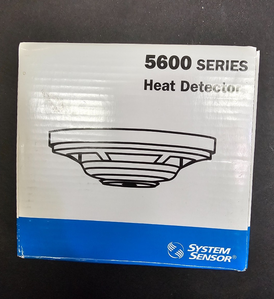 System Sensor 5604 Fixed 194F (90C) Temperature Heat Detector - White