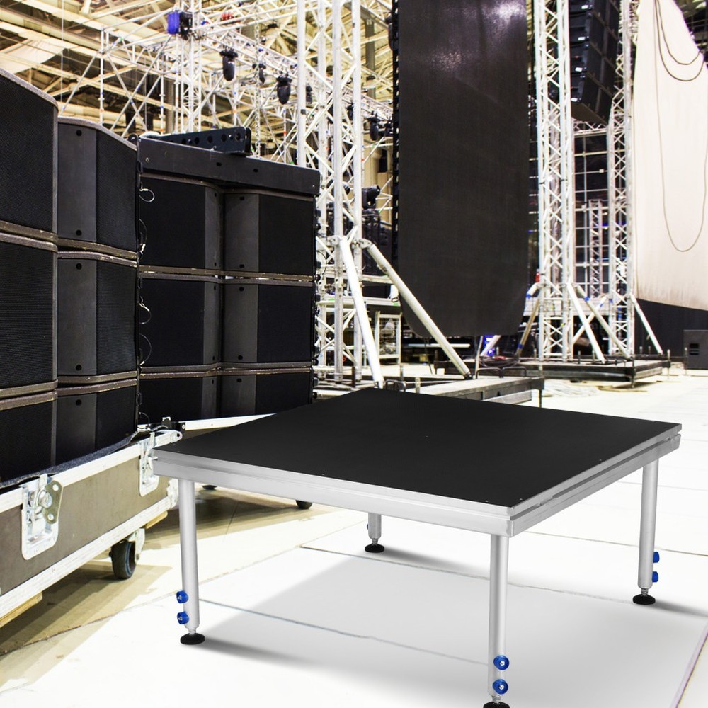 4*4 ft Assemble Stage Riser for Wedding Event Performances Stage 60-100cm Height
