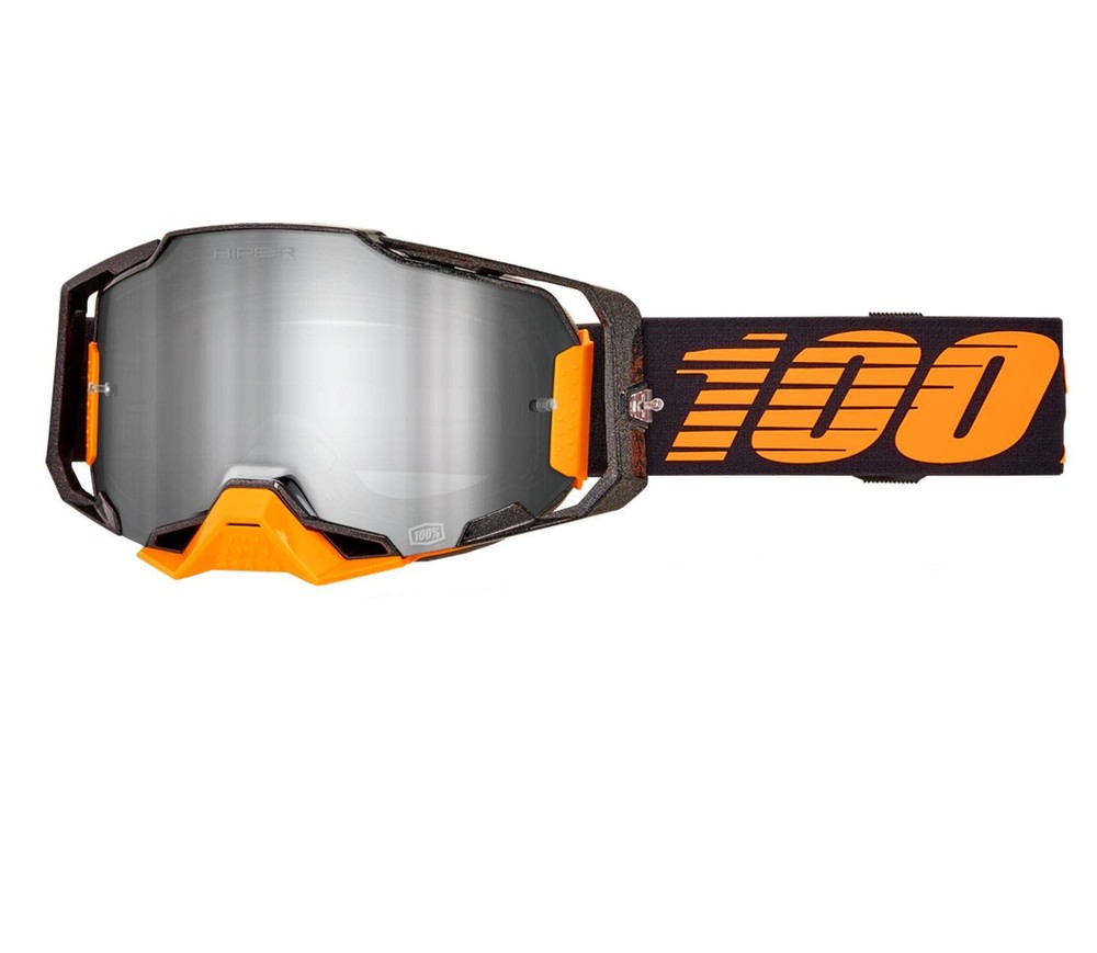 100% Armega Goggle - Hiper Acosta Mirror Silver Lens