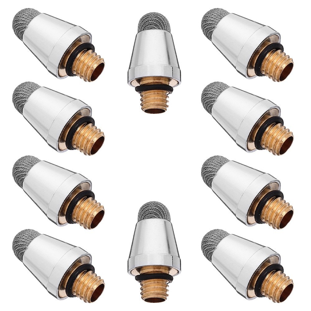 10 Pcs Fiber Stylus Tips for Tablet Refill Replaceable Mesh
