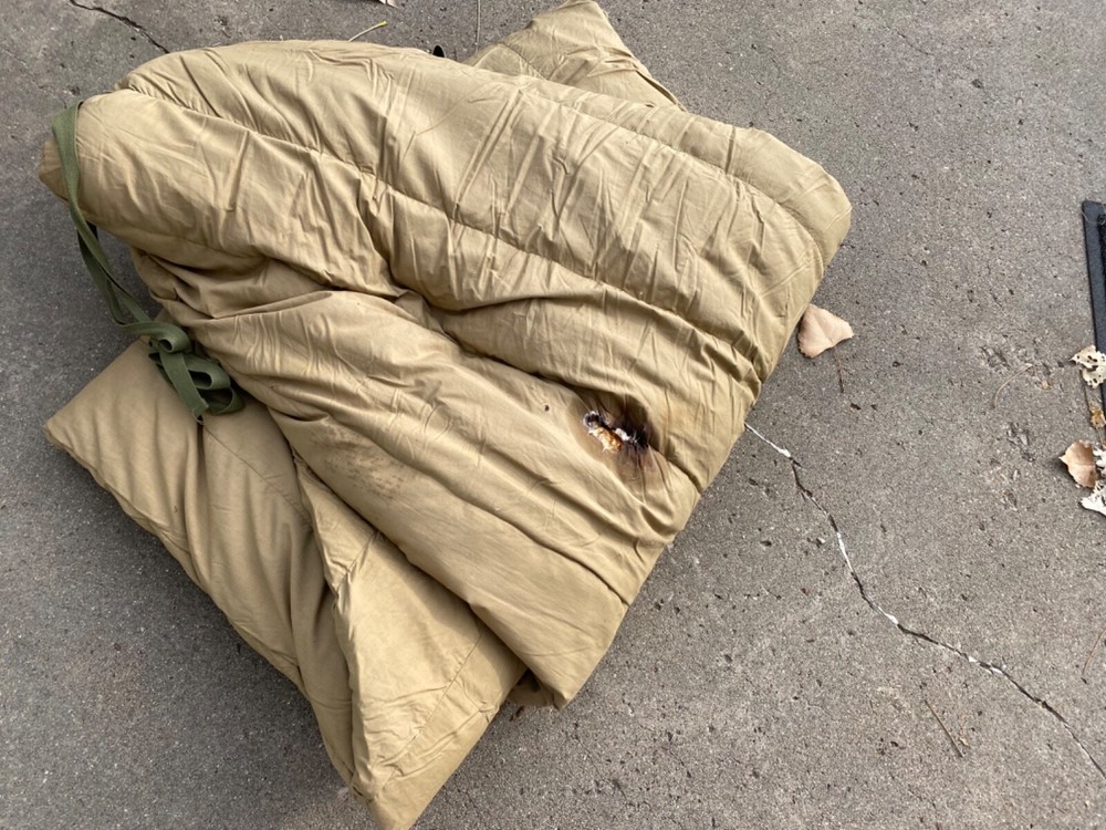 RARE ORIGINAL WWII US ARMY M1945 MUMMY ARTIC WINTER SLEEPING BAG