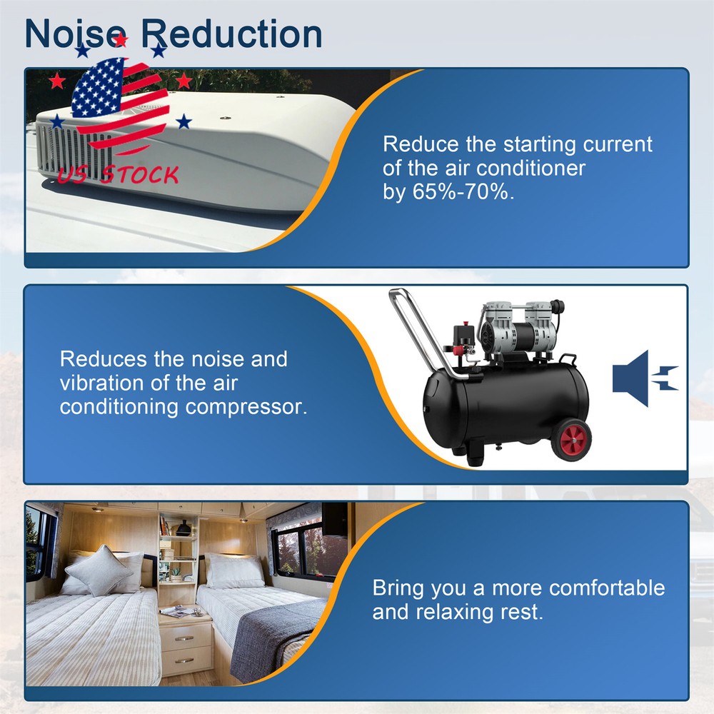 A/C Soft Starter Smart Control Kit Enables Easy Start an A/C & Appliances on RV
