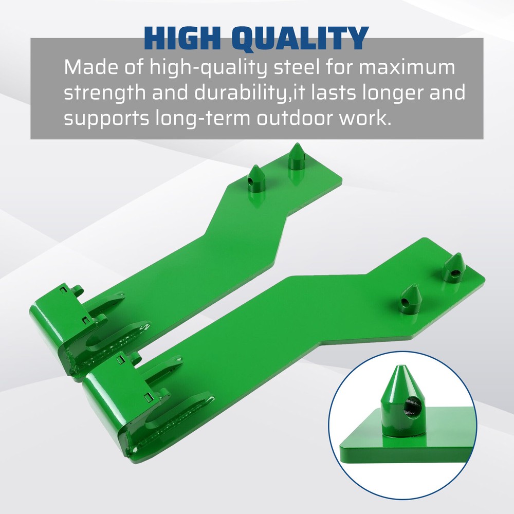 Tractor Loader Quick Tach Weld On Mounting Brackets For John Deere Steel Durable