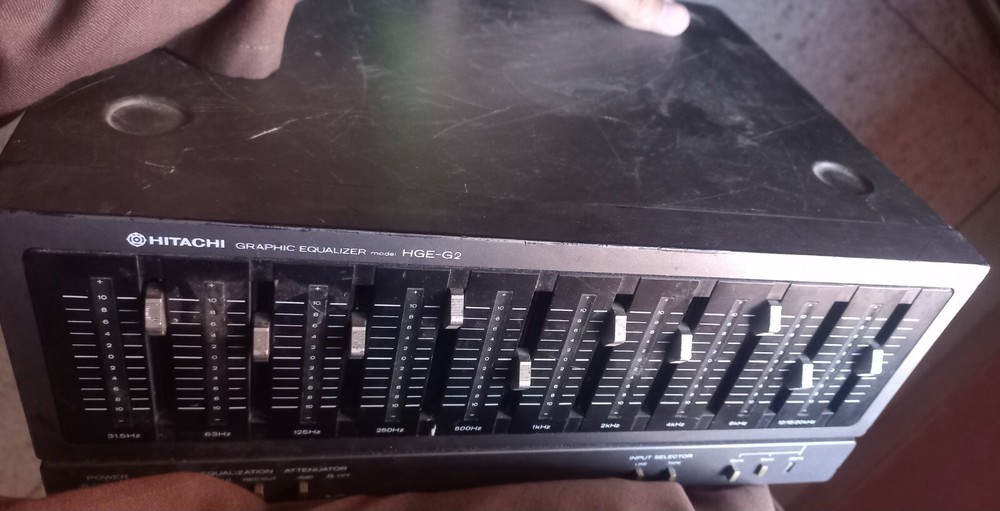 HITACHI HGE-G2 RaRe Vintage Stereo Equalizer read description