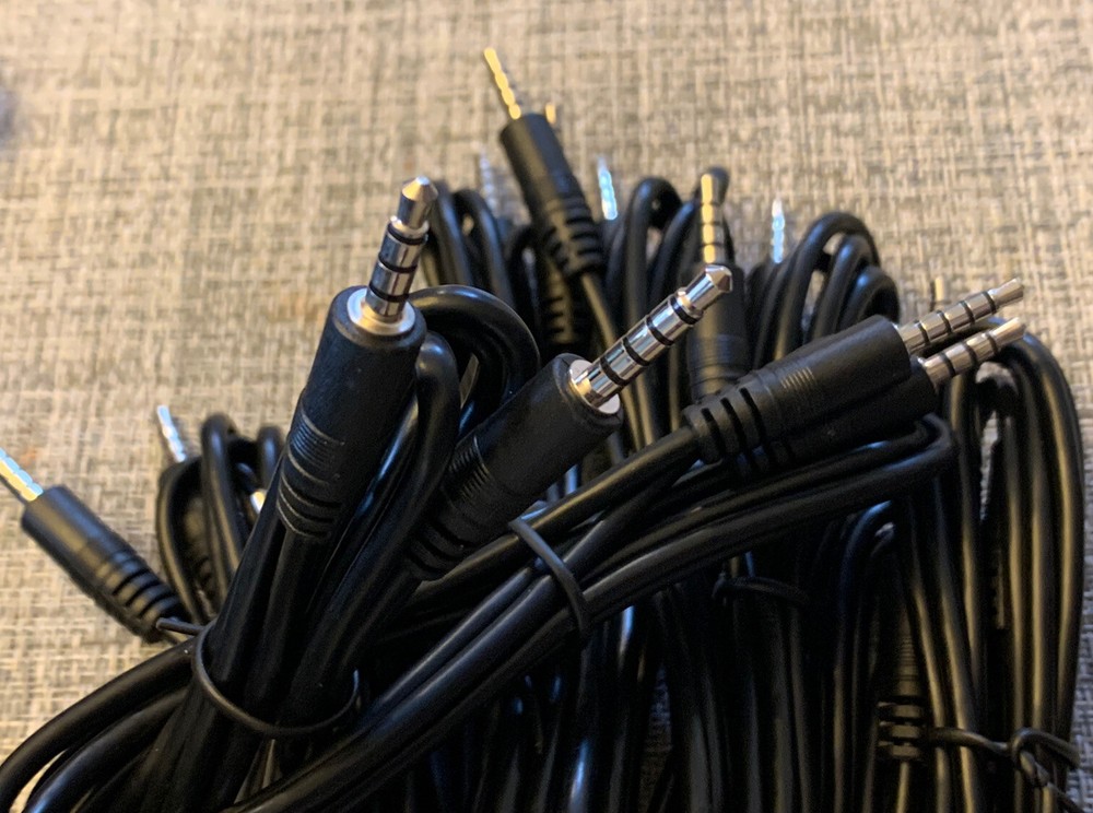 Astro A40,A10,A30 replacement chat and audio wired cable / no volume controller.