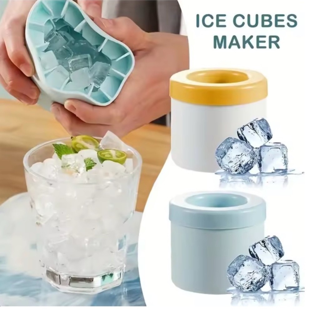 Silicone Mini Ice Cube Tray | Small Ice Mold, Easy Release, Easy Clean