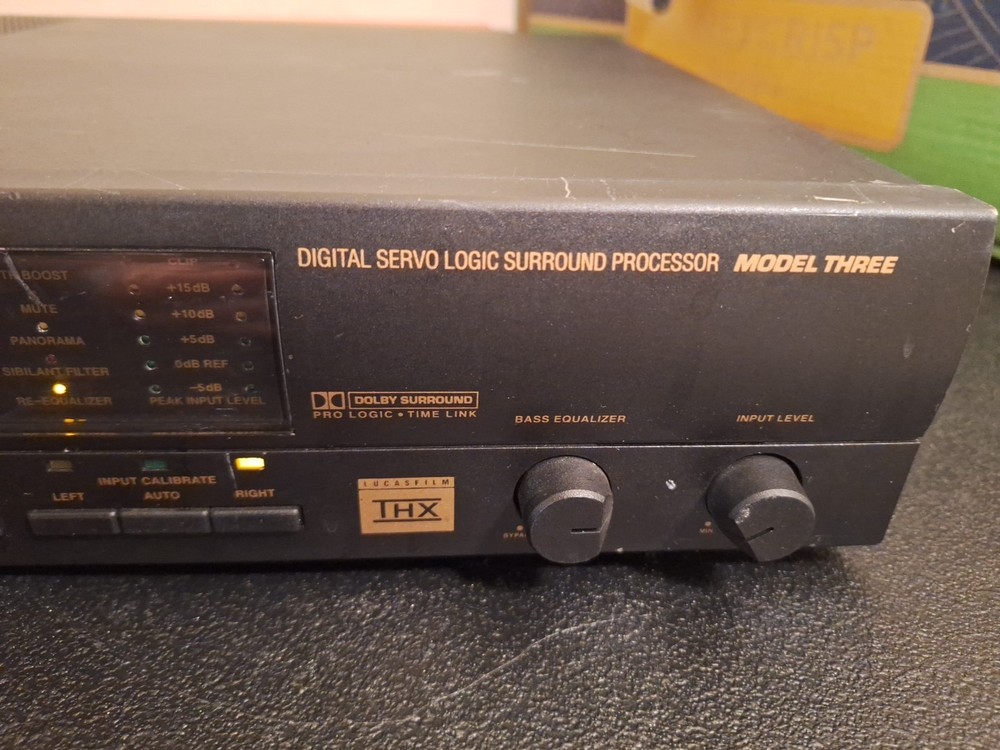 Rare Fosgate Audionics Digital Servo Logic Surround Processor Model Three READ