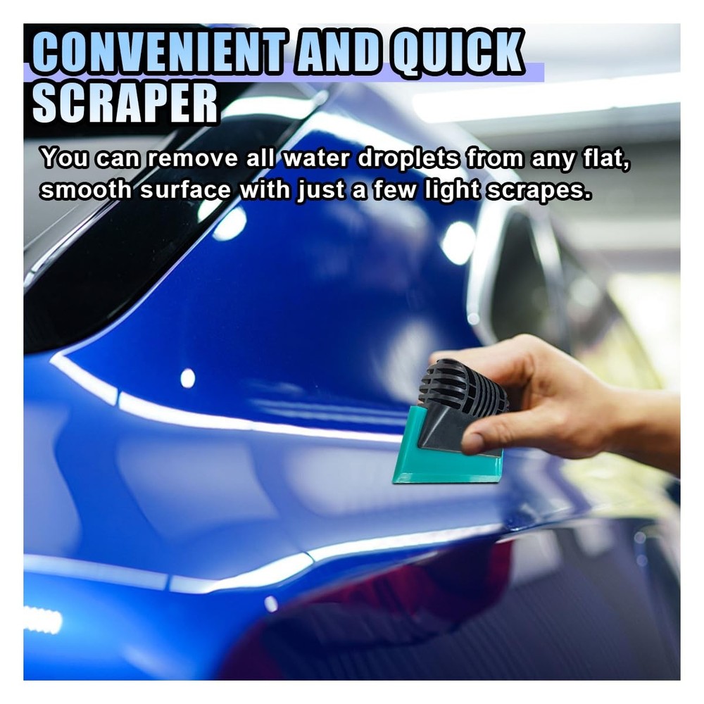 Small Squeegee, PPF Window Tint Rubber 5.12 x 3.23 inch, Blue