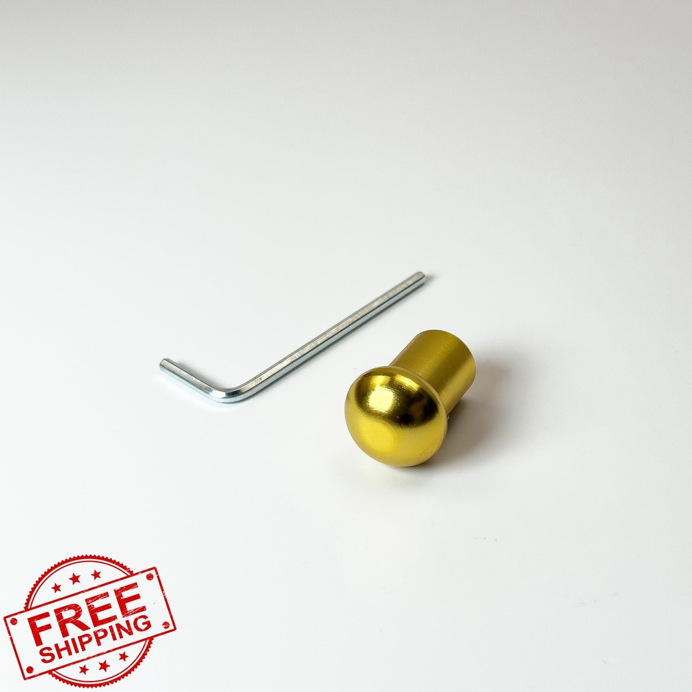 Gold Tuning Fork Attenuator Bead Attachment Sound Healing Vibration Transfer