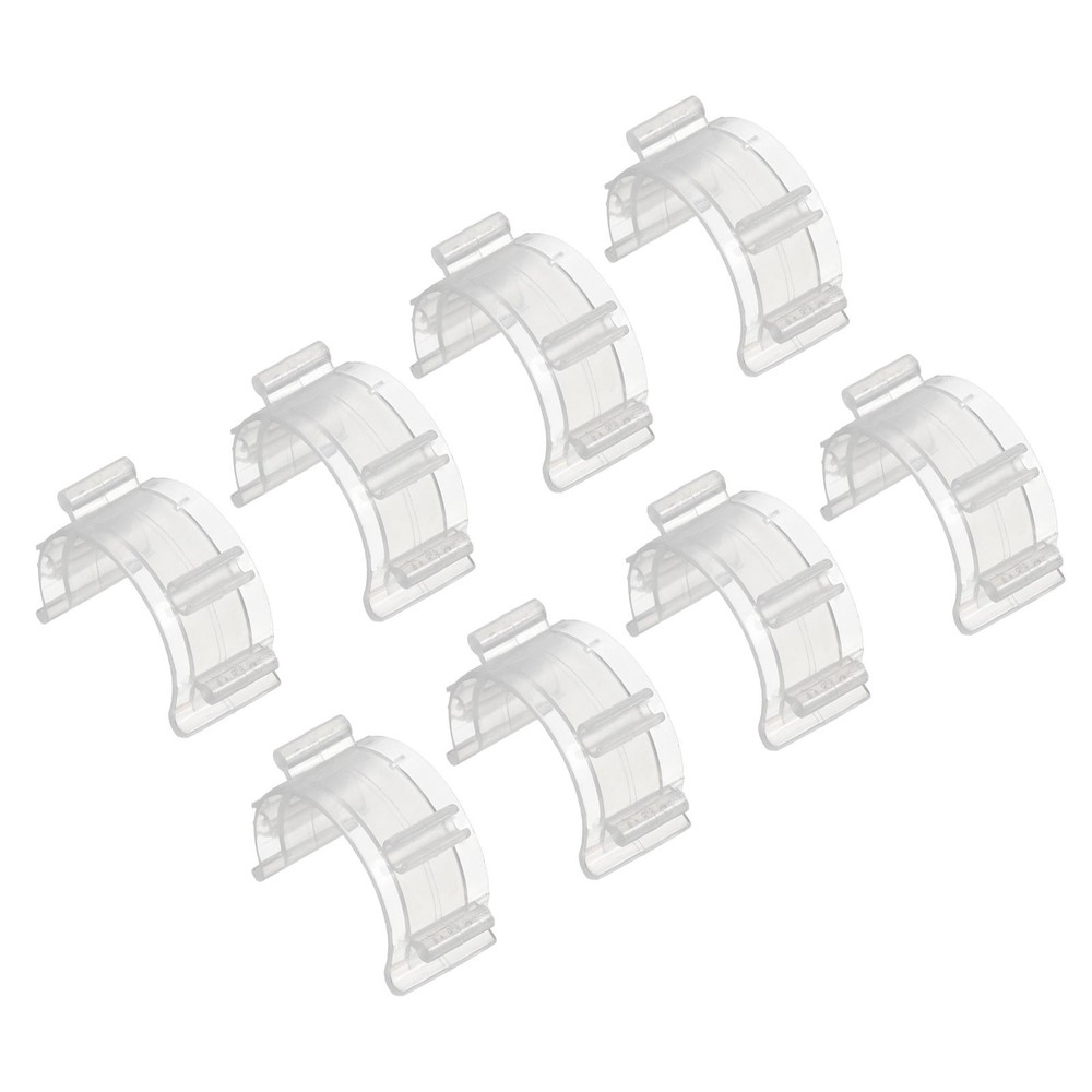 50pcs Sewing Bobbin Small Clips Thread Clamps Spools Organizers Clear