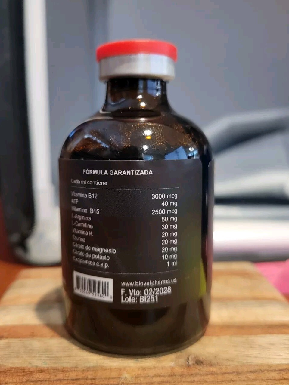 B12 6000 20ml (Para Gallos) exp 02/28