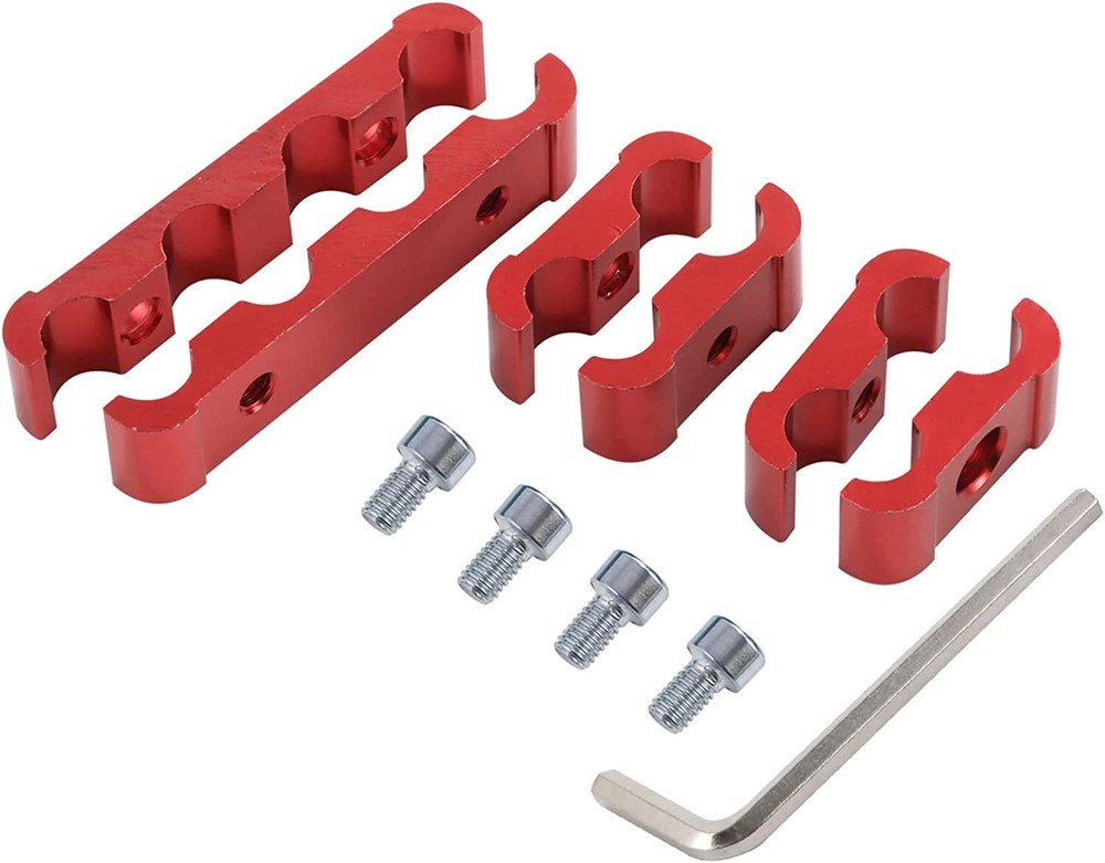 Engine Spark Plug Wire Separator Divider 8mm 9mm 10mm Red spark plug wire holder