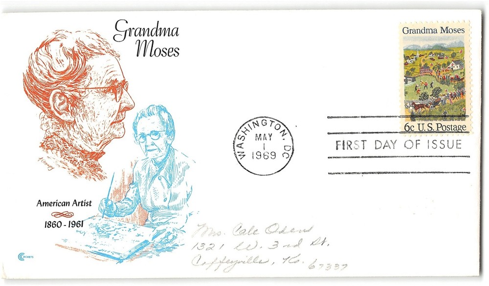 US #1370 FDC, 1969, CCC Cachet covers, addressed
