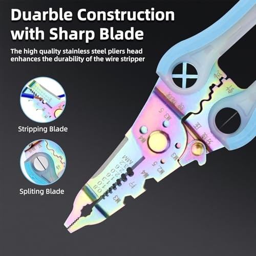 Small Wire Stripper/Crimper/Cutter, Electrical Pliers,
