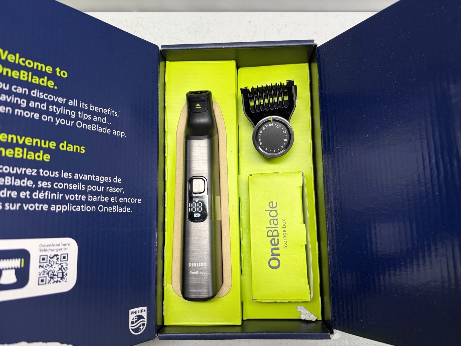 Philips Norelco - OneBlade 360 Pro Hybrid Face & Body Electric Trimmer QP6552/15